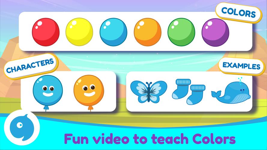 Colors & shapes learning Games Captura de tela 3