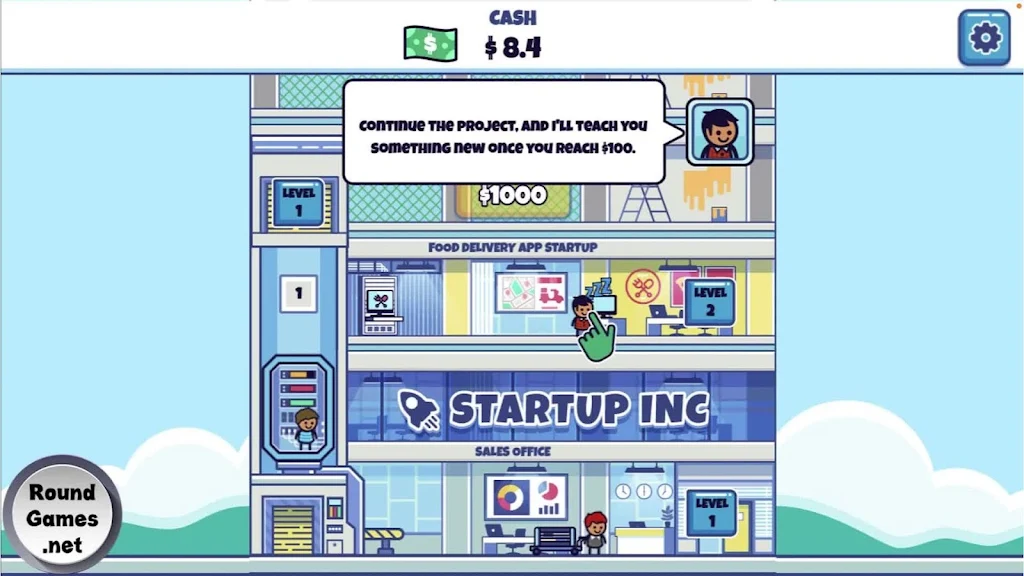 Idle Startup Tycoon Ekran Görüntüsü 1