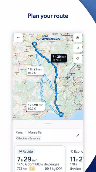 ViaMichelin GPS, Maps, Traffic Schermafbeelding 1