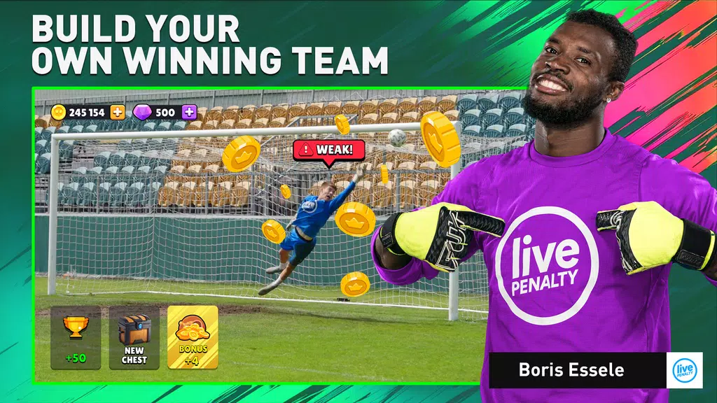 Soccer Penalty: Live Goalie Ảnh chụp màn hình 3