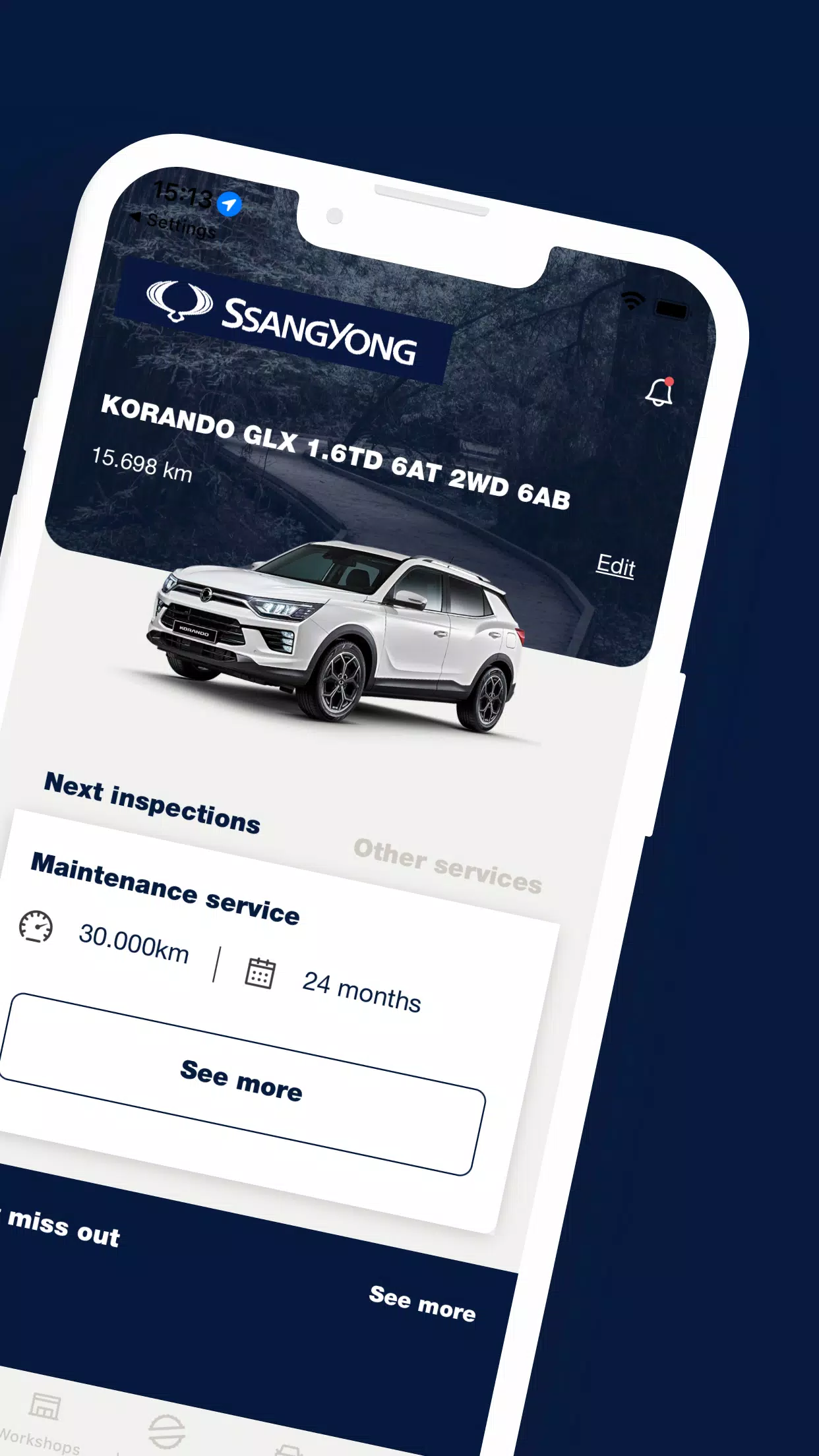 SsangYong App スクリーンショット 1