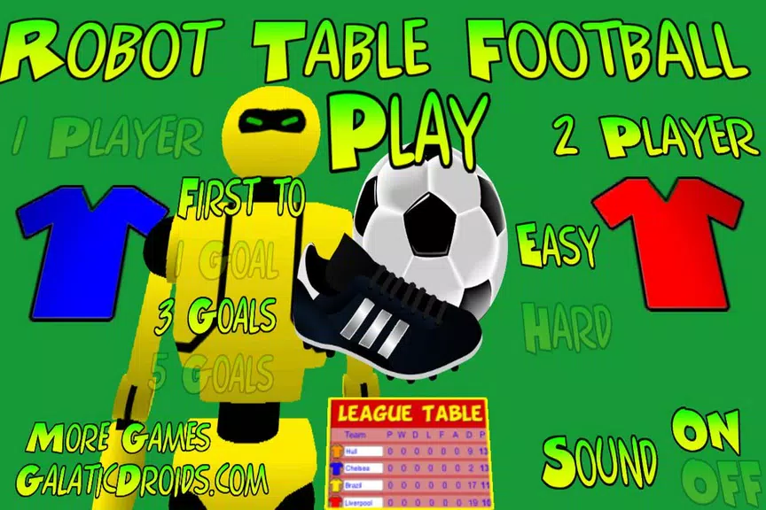 Robot Table Football Zrzut ekranu 2