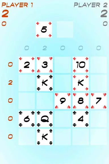 Schermata Crossy Poker - 5x5 cards fight 0