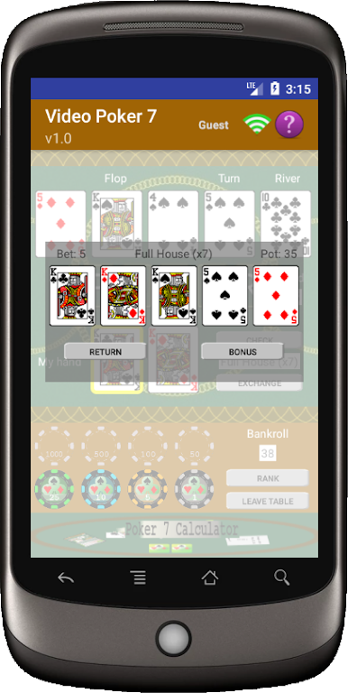 Video Poker 7 ภาพหน้าจอ 1