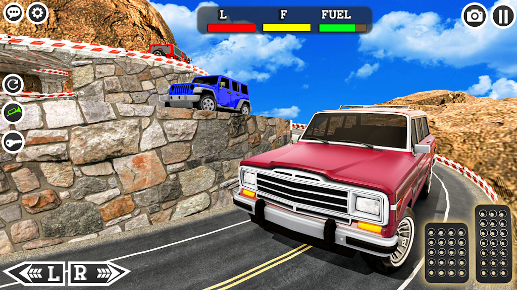 4x4 Mountain Climb Car Games 스크린샷 1