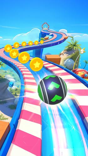 3D Super Rolling Ball Race Скриншот 3