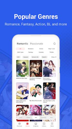 WebComics - Webtoon & Manga ဖန်သားပြင်ဓာတ်ပုံ 3
