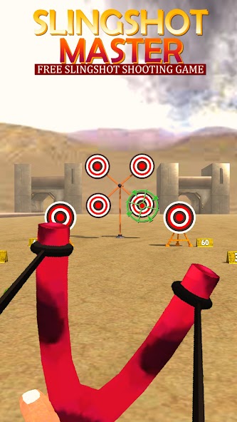 Slingshot Master Catapult Game Mod Captura de tela 0