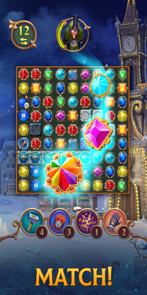 Clockmaker: Jewel Match 3 Game Zrzut ekranu 2