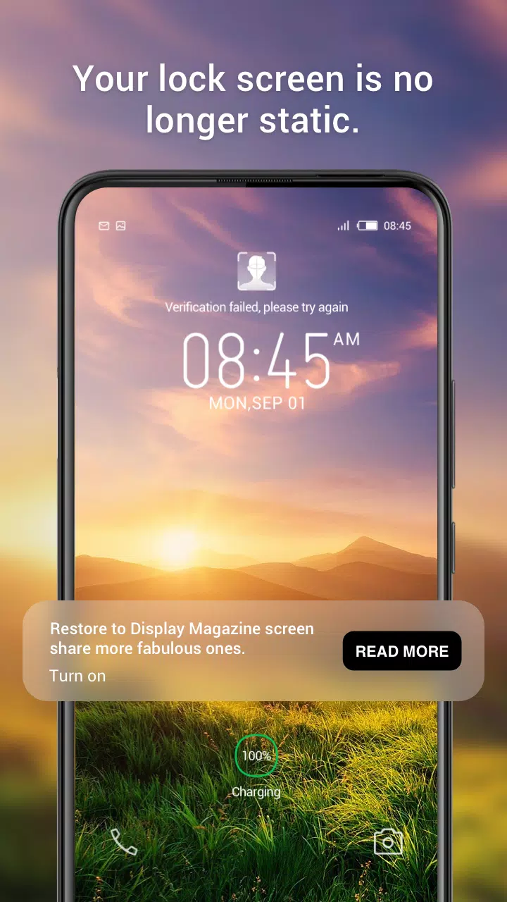 Magazine Lockscreen XOS स्क्रीनशॉट 2