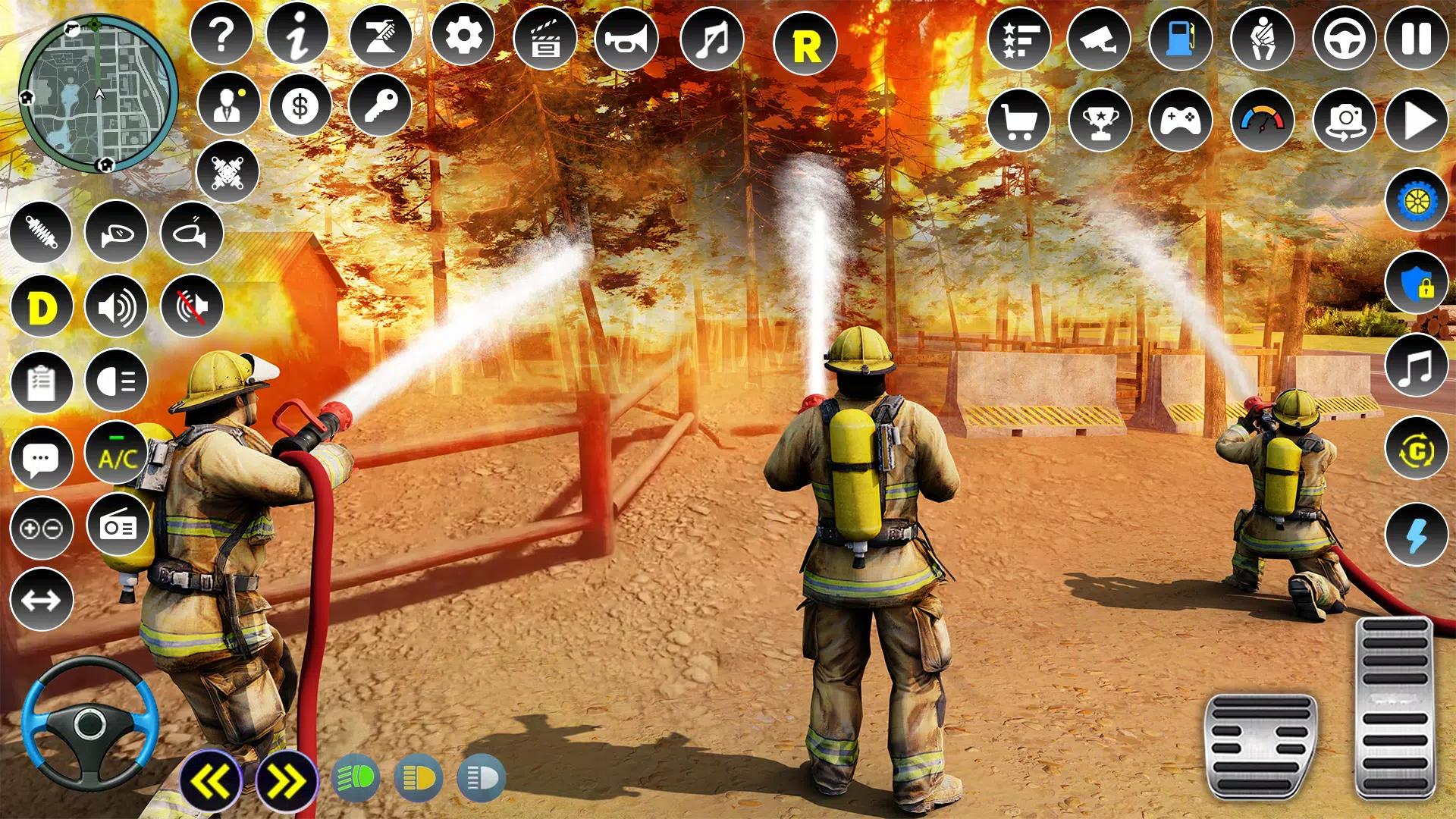 Firefighter :Fire Brigade Game Captura de tela 2