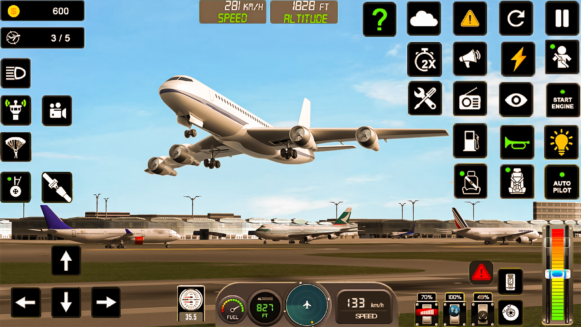 Extreme Flying Plane Simulator 스크린샷 0