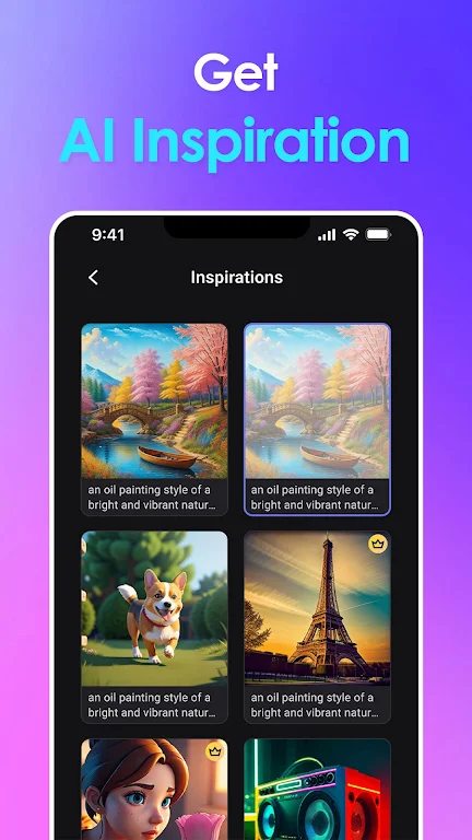 Vivid AI: AI Image Generator ဖန်သားပြင်ဓာတ်ပုံ 2