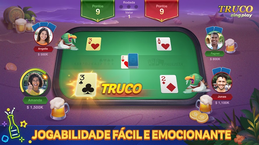 Truco ZingPlay: Jogo de cartas 스크린샷 1