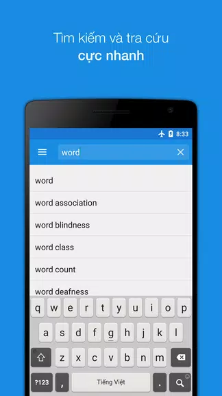 Tu dien Anh Viet - QuickDic 螢幕截圖 1