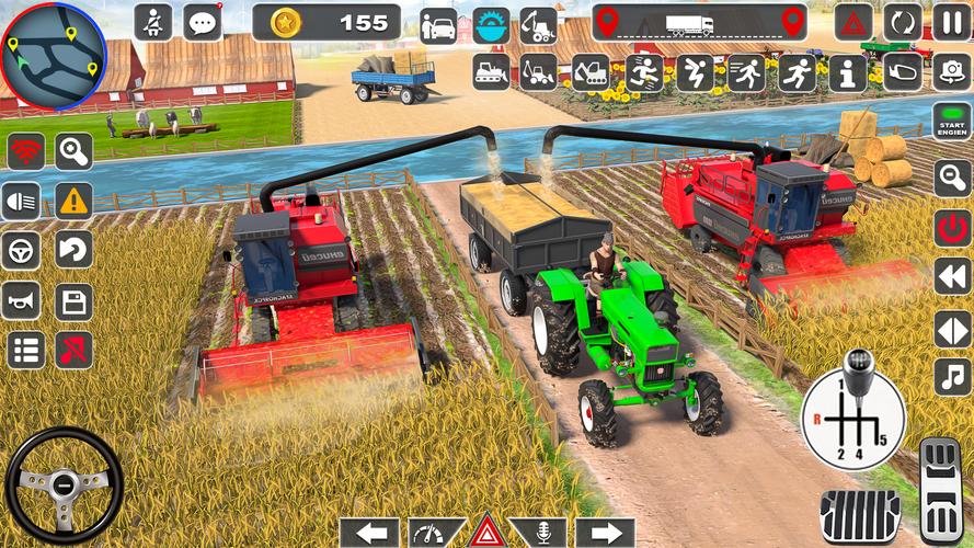 Tractor Driving Farming Games Screenshot 3