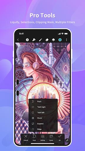HiPaint - Paint Sketch & Draw स्क्रीनशॉट 2