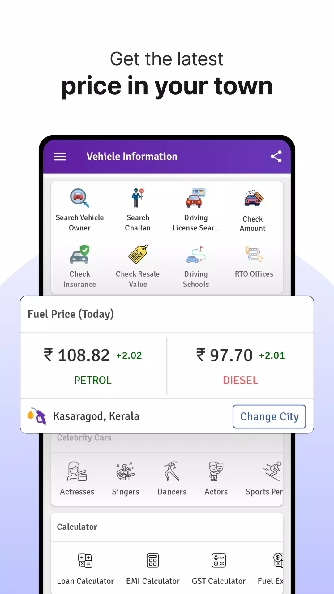 RTO Vehicle Info App, Challan スクリーンショット 0