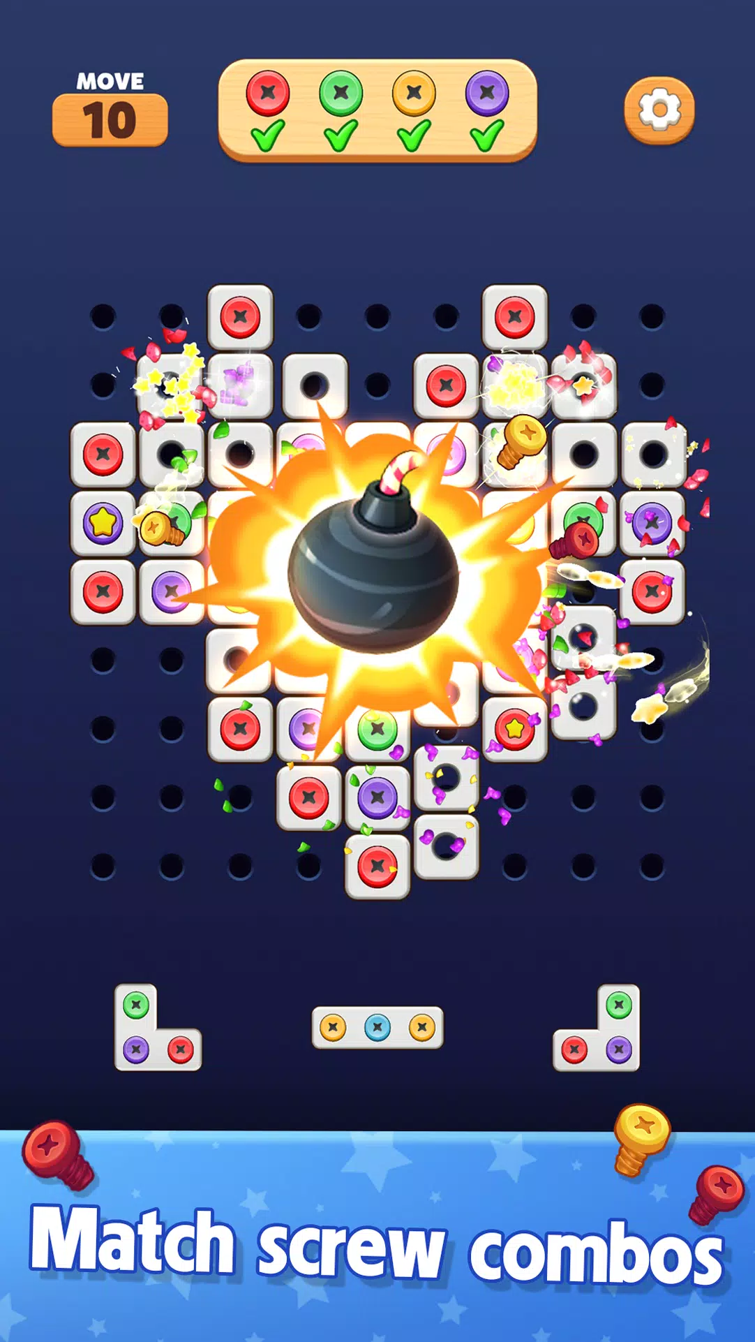 Screw Blast: Match The Bolts应用截图第3张