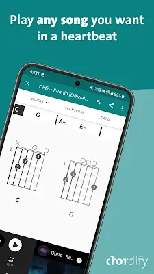 Chordify: Song Chords & Tuner 스크린샷 0