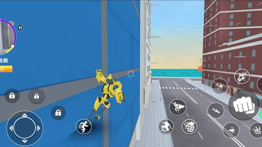 IRON NINJA Robot Adventures Capture d'écran 0