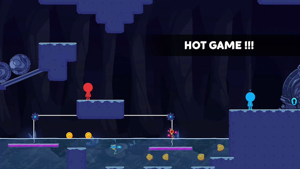 Stick World: Red Blue Journey Mod スクリーンショット 3