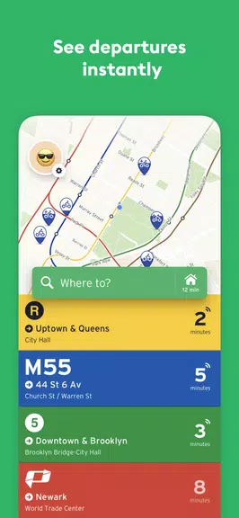 Transit • Subway & Bus Times 螢幕截圖 0