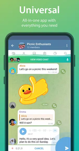 iMe Messenger & Crypto Wallet 스크린샷 0