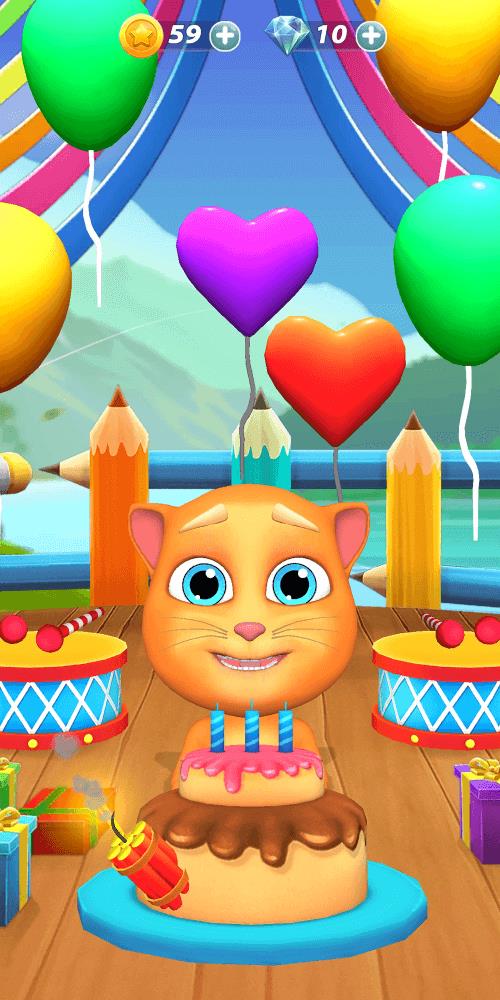 Virtual Pet Tommy - Cat Game Zrzut ekranu 0