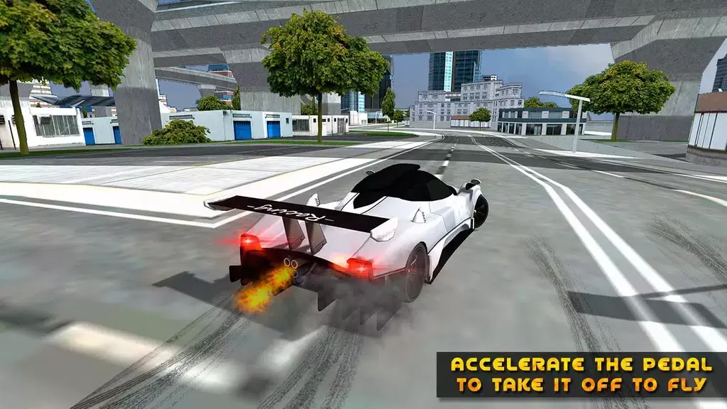 Flying Car Game driving Capture d'écran 3