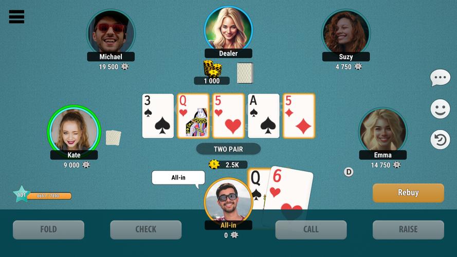 Kindza Poker应用截图第1张