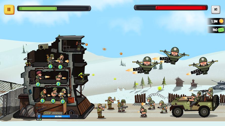 World War Army Defense: TD WW2 螢幕截圖 3