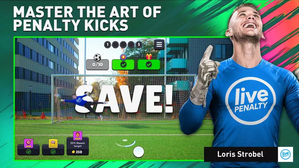 Soccer Penalty: Live Goalie Ảnh chụp màn hình 1