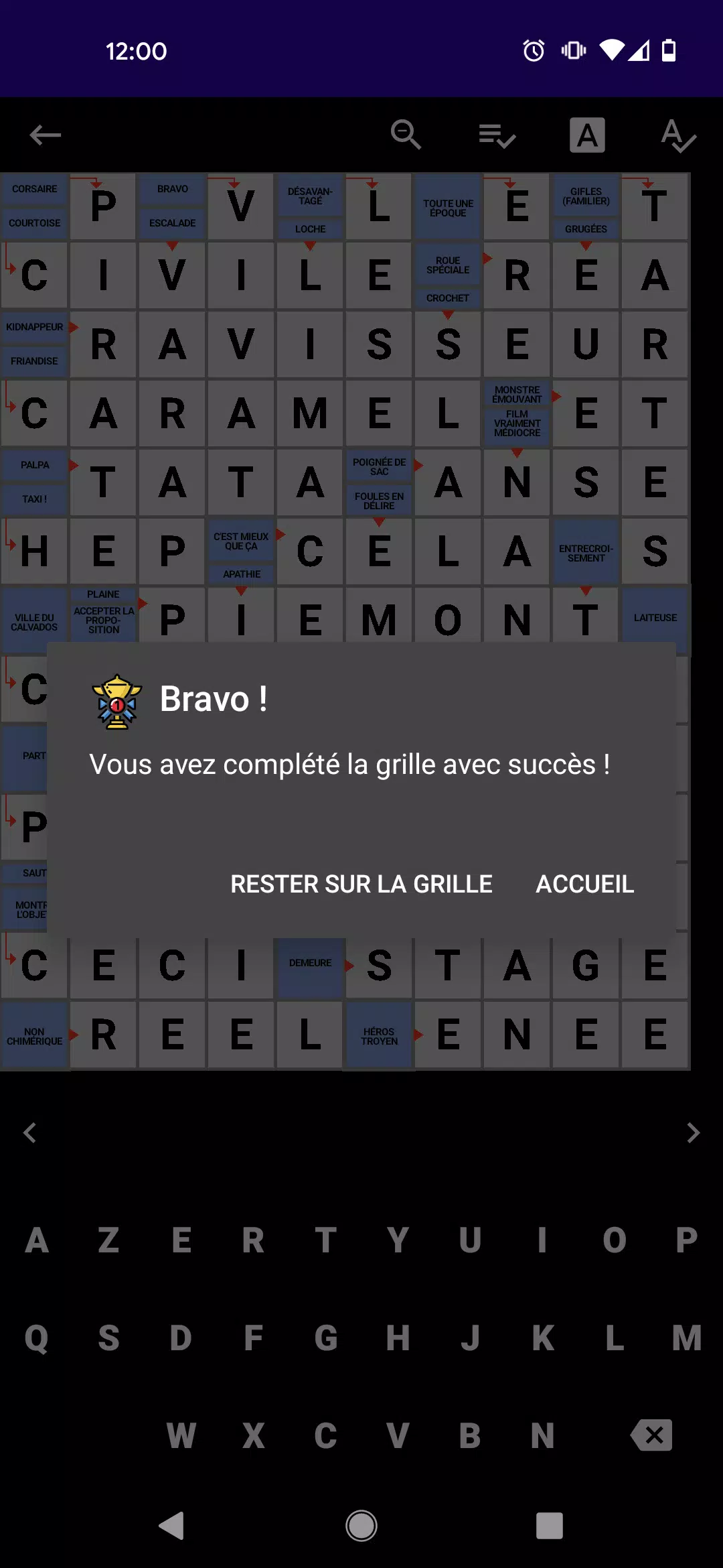 Mots Fléchés Français Screenshot 2