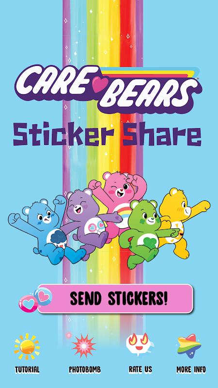 Care Bears Sticker Share Captura de tela 1