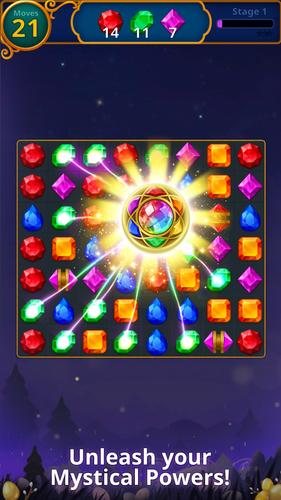 Jewels Magic: Mystery Match3 스크린샷 1