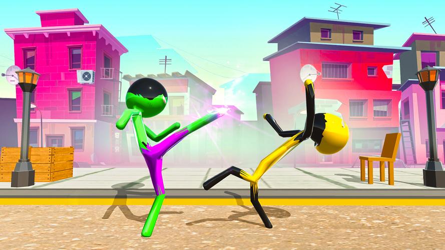 Stickman Ninja Fight: Ropehero Captura de pantalla 0