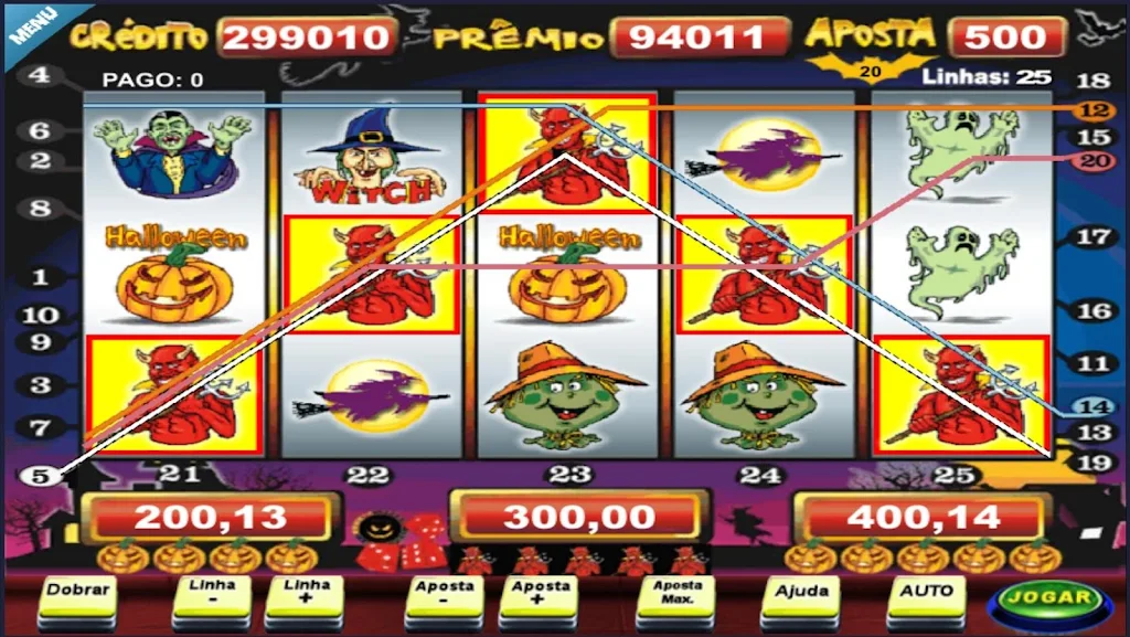 Halloween Caça Niquel Slot Ảnh chụp màn hình 3