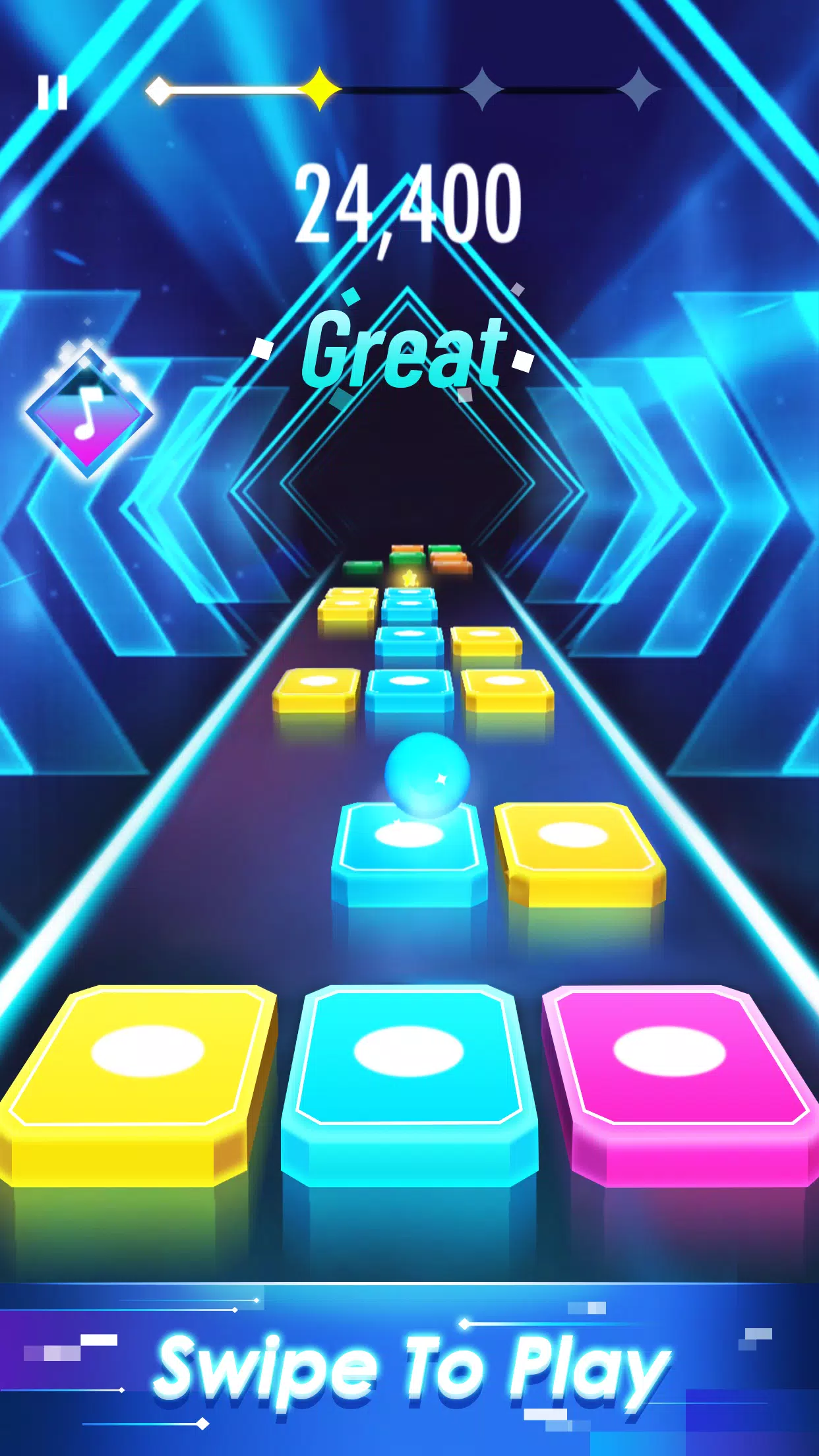 Magic Tiles Hop: EDM Rush Ball Ảnh chụp màn hình 1