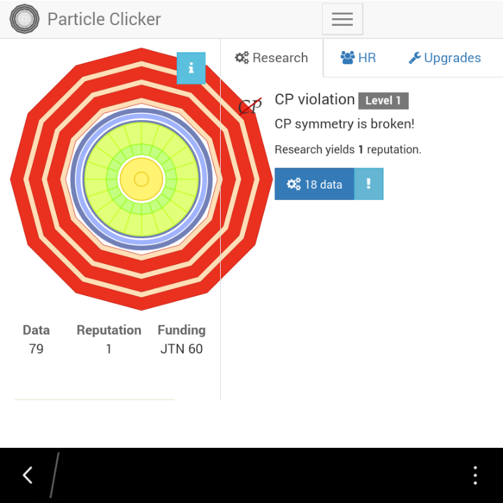 Particle Clicker スクリーンショット 1