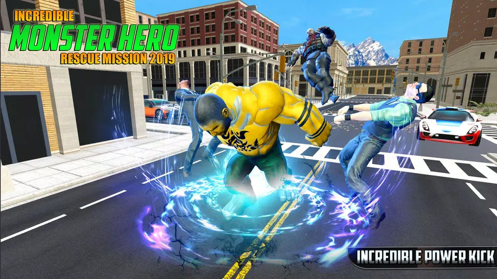 Incredible Monster Superhero Crime City 2018 স্ক্রিনশট 0