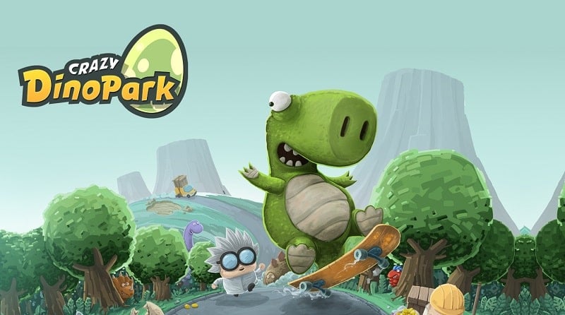 Crazy Dino Park Captura de pantalla 0