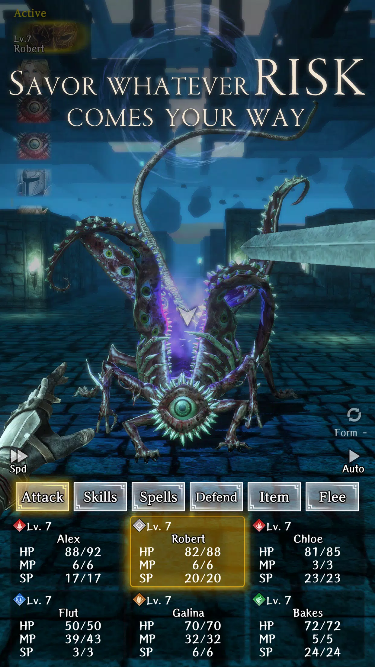 Wizardry Variants Daphne Ảnh chụp màn hình 2