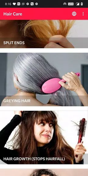 Hair Care - Dandruff, Hair Fal Screenshot 1