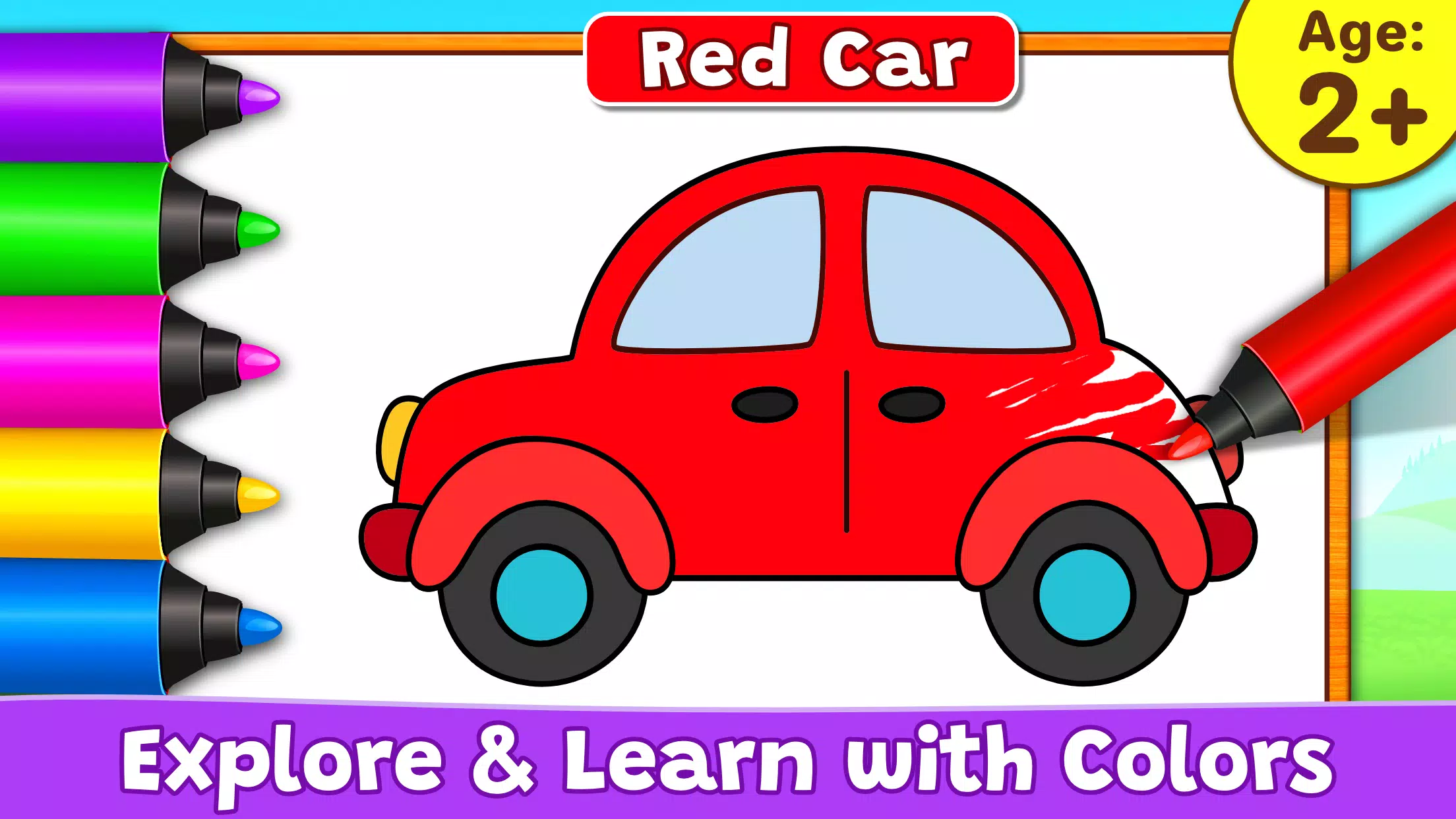 Color Kids: Coloring Games ဖန်သားပြင်ဓာတ်ပုံ 0