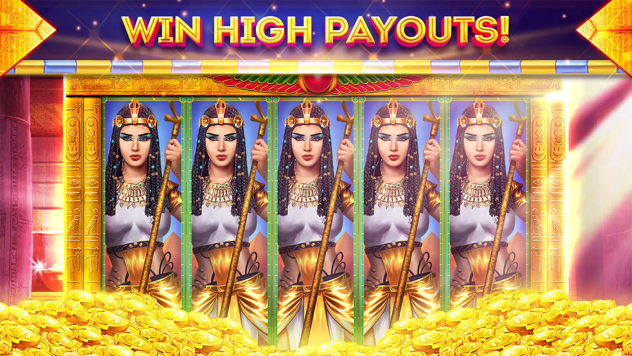 Pharaohs of Egypt Slots Casino Schermafbeelding 2