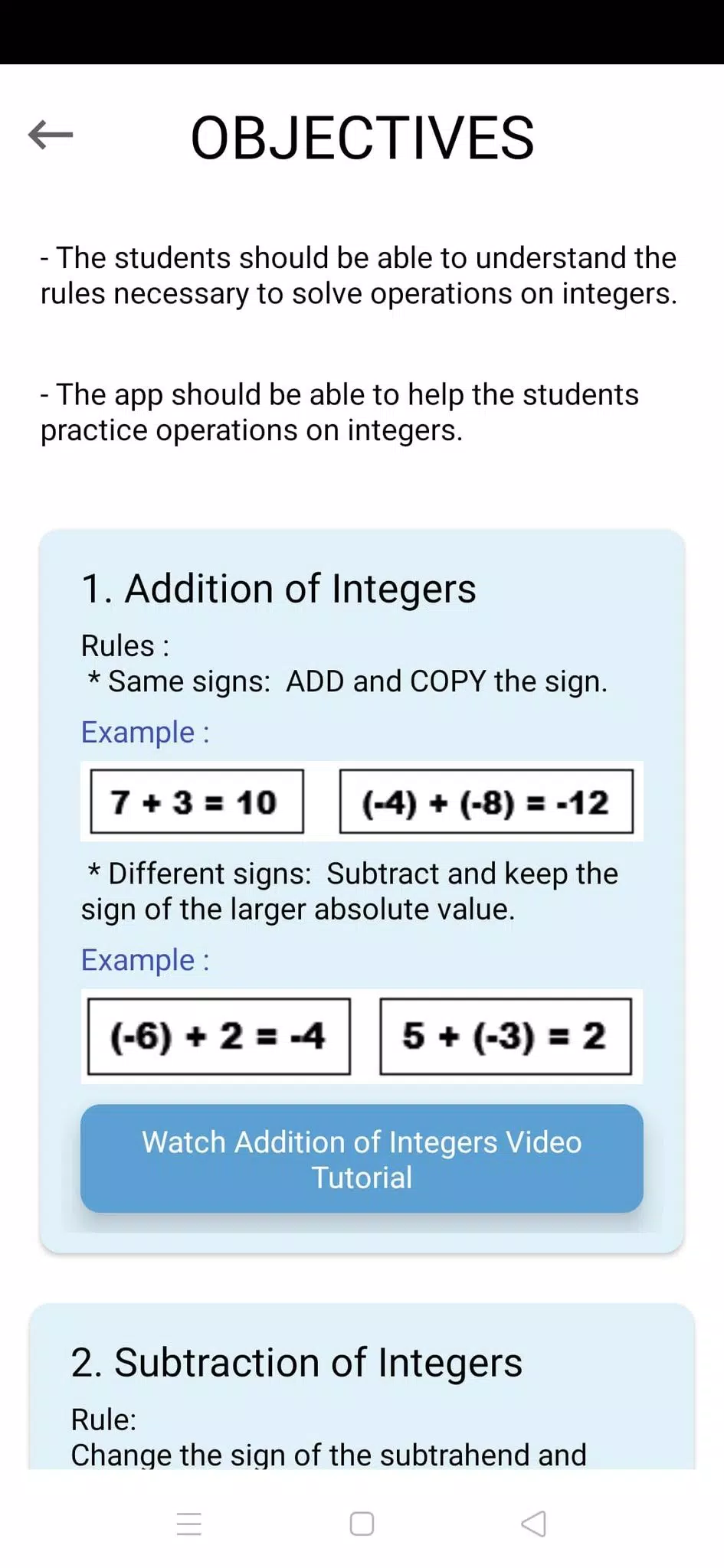 Integers Saga Zrzut ekranu 3