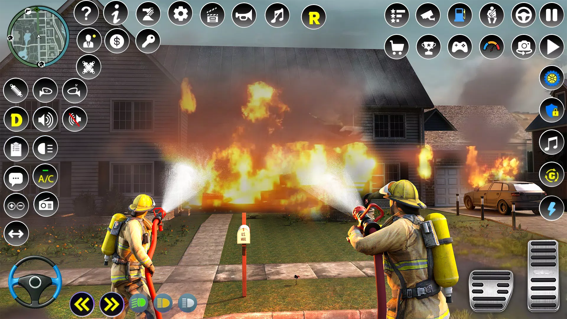 Firefighter :Fire Brigade Game স্ক্রিনশট 0