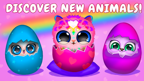 Merge Fluffy Animals: Egg pets Скриншот 0