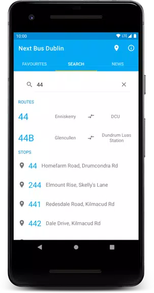 Next Bus Dublin Screenshot 1